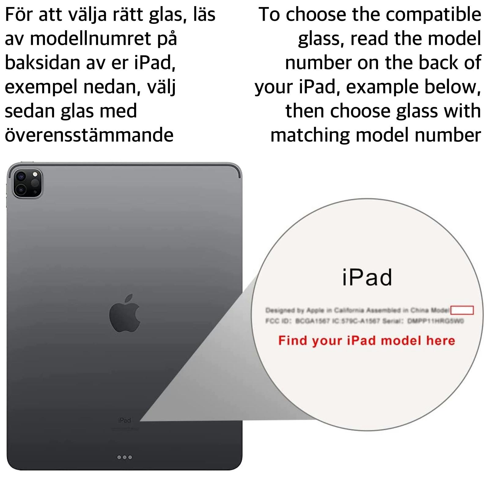 iPad Skärmskydd i Temperats Glas - Alla Modeller