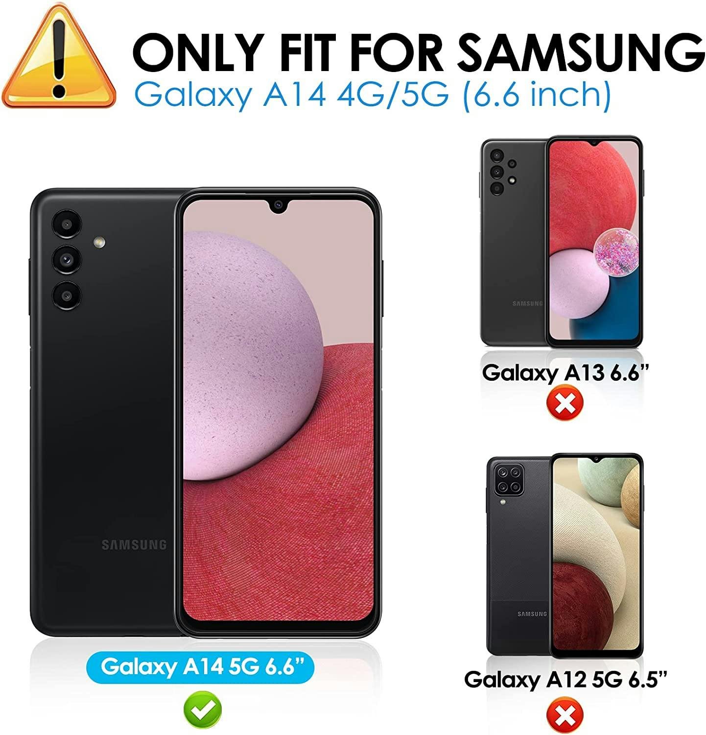 2-Pack Skärmskydd i Härdat Glas till Samsung A14 5G
