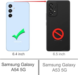 Samsung A54 Extra Stöttåligt Skal