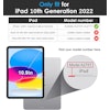 iPad 10.9 2022 Generation Fodral Vikbart Svart