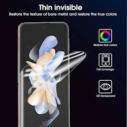 Samsung Galaxy Z Flip 5 Skärmskydd HydroGel Film - 3 Delar