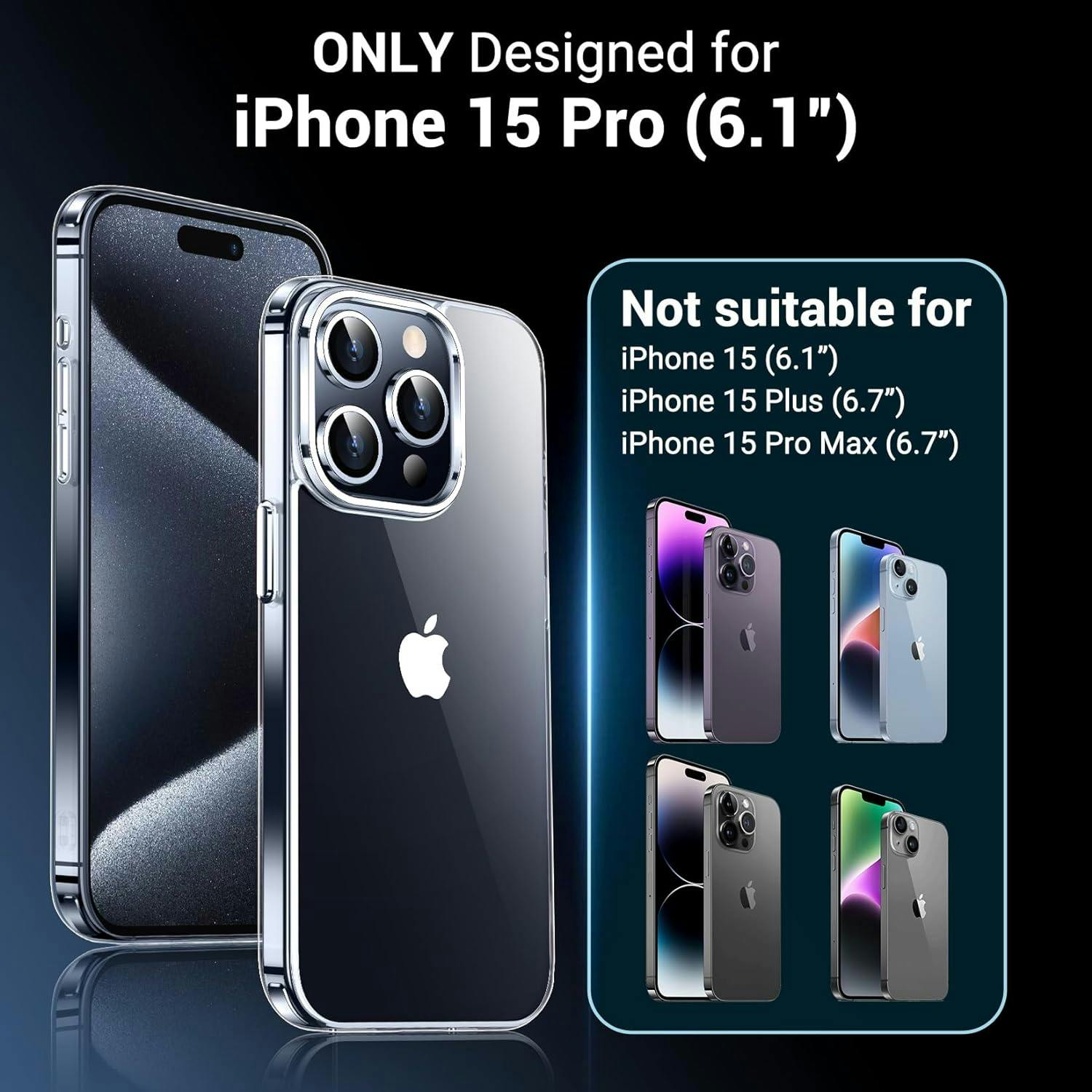 iPhone 15 Pro skal - extra stöttåligt