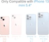 iPhone 13 Mini Transparent iPhone Skal med Korthållare