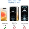 2-Pack - iPhone 12 Mini - Härdat Glas Skärmskydd
