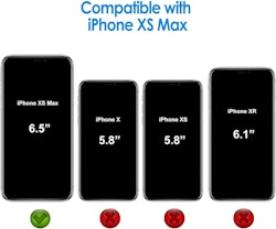 iPhone XS Max skal - extra stöttåligt