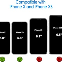 iPhone X/XS kotelo - ohut läpinäkyvä