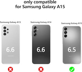 Samsung A15 - Transparent TPU Skal