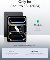 iPad Pro 13'' Inch Svart Vikbart Fodral