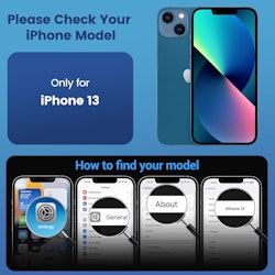 iPhone 13 Transparent Magsafe Skal – Perfekt Passform och Trådlös Laddning