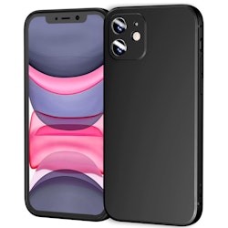 iPhone 11 Silikonskal – Svart | Mjukt, Greppvänligt & Slitstarkt
