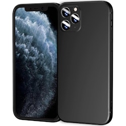 iPhone 11 Pro Max Silikonskal – Svart | Mjukt, Greppvänligt & Slitstarkt