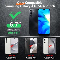 Samsung A16 Matt Svart Skal