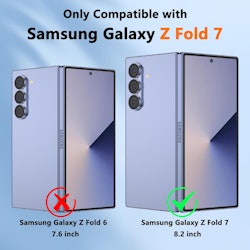 2-Pack Samsung Galaxy Z Fold 7 Skärmskydd HydroGel Film - 3 Delar