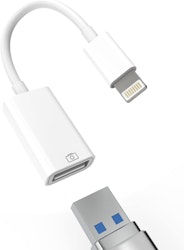 Lightning till USB Adapter – Snabb Dataöverföring, Kompatibel med iPhone & iPad