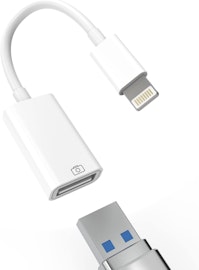 Lightning till USB Adapter – Snabb Dataöverföring, Kompatibel med iPhone & iPad