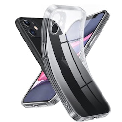 iPhone 11 Transparent TPU Skal – Extra Kameraskydd