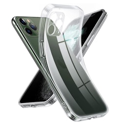 iPhone 11 Pro Max Transparent TPU Skal – Extra Kameraskydd