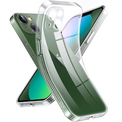 iPhone 13 Mini Transparent TPU Skal – Extra Kameraskydd