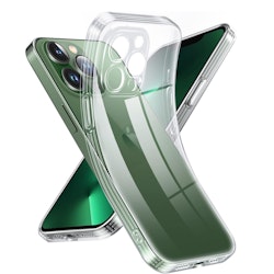 iPhone 13 Pro Transparent TPU Skal – Extra Kameraskydd