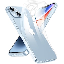 iPhone 14 Transparent TPU Skal – Extra Kameraskydd