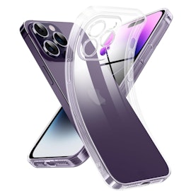 iPhone 14 Pro Max Transparent TPU Skal – Extra Kameraskydd