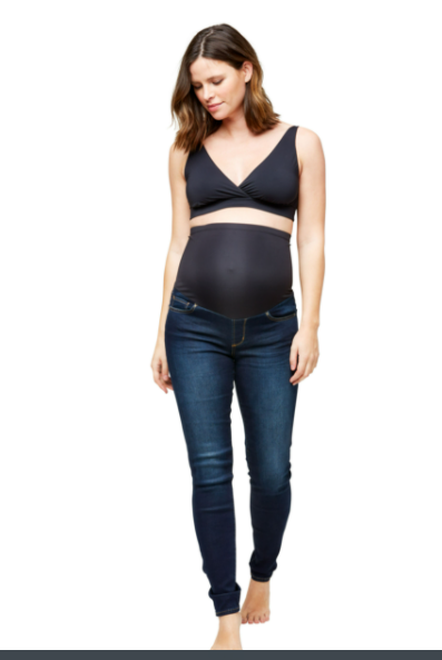 NOM Maternity - gravid Jeans - Mörkblå - Medium