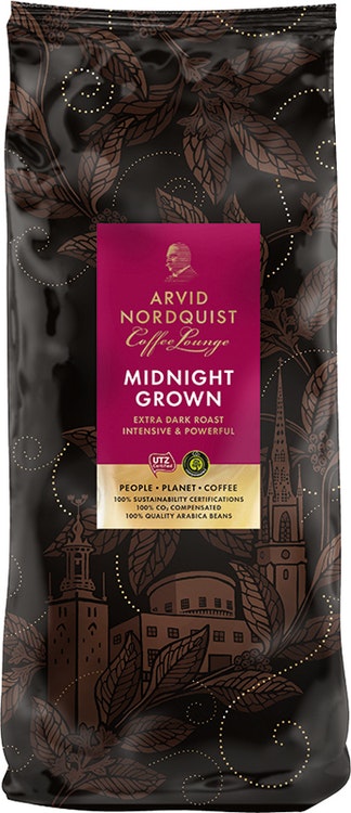 Arvid Nordquist Midnight Grown Hela Bönor 6x1000g