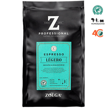 Zoégas Espresso Légero Hela Bönor 8x500g