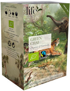 Chai, Grönt te, Life by Follis Eko Fairtrade, 6 x20 påsar