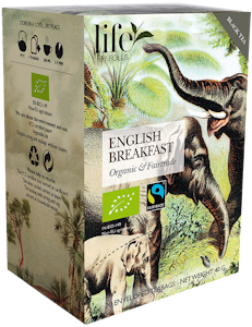English Breakfast, Svart te, Life by Follis Eko Fairtrade, 6 x20 påsar