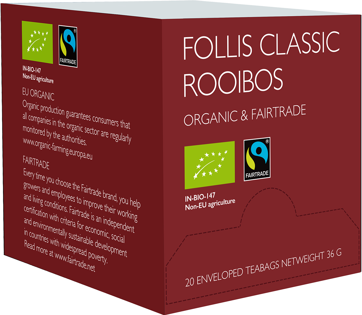 Follis Classic Rooibos Tea, 20 påsar