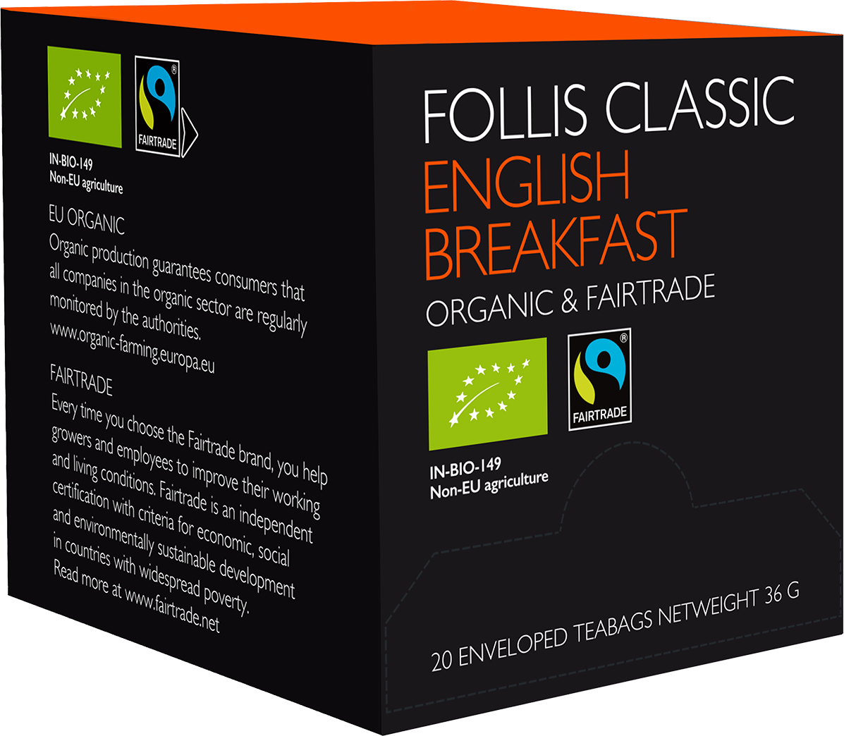 Follis Classic English Breakfast Tea, 20 påsar