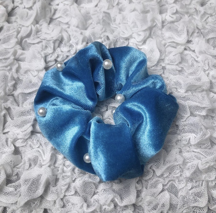 Scrunchie | Blå