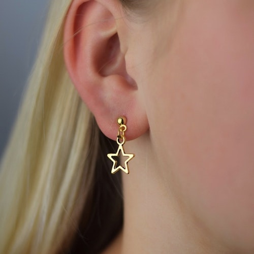 Örhängen | Stjärnor Guld