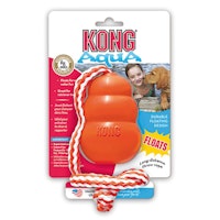 Kong aqua, m. rep, 8,5cm, orange, medium