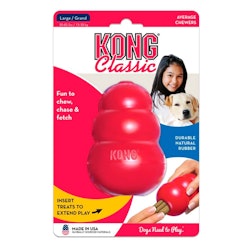 Kong classic, 10cm, röd, Large