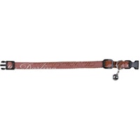 Trixie, katthalsband i nylon, big size, brun