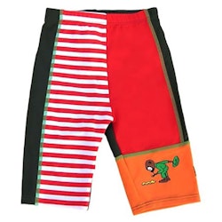 Swimpy, Pippi Långstrump, uv-shorts, röd, strl 80-92