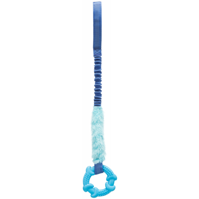Trixie, bungee tugger m. ring, 10/56cm
