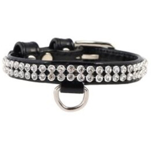 Dogman, halsband, collar brilliance, 9mm/19-25cm, svart