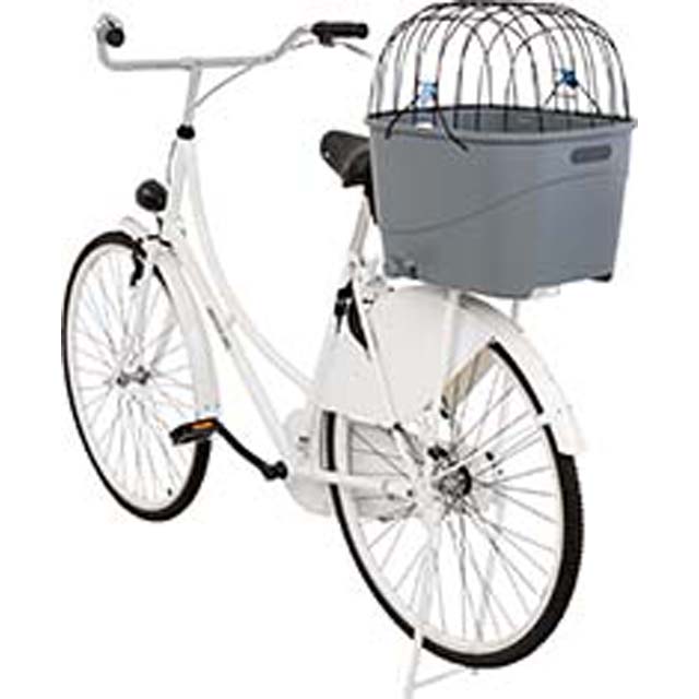 Trixie, cykelkorg, 36x47x46cm, grå