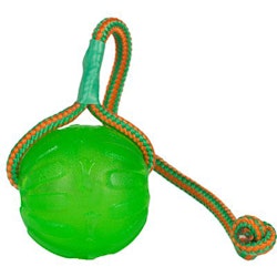 Starmark, funball, boll m. rep, 9 cm, grön, medium