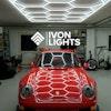 IVON BLACKOUT Hexagon Garage lighting LED Armature 243x478cm
