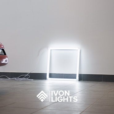 IVON Square Small Garage LED Lights 44x44cm
