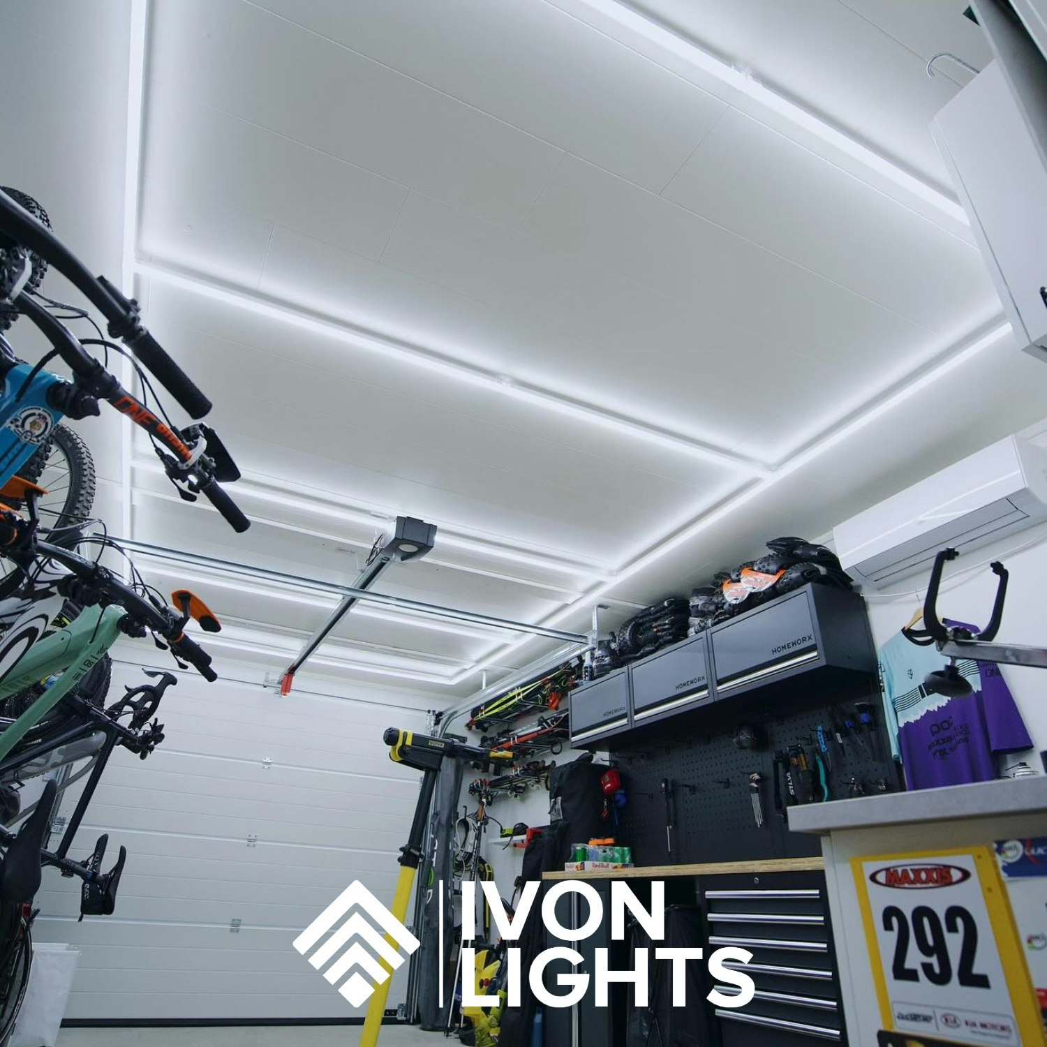 IVON Full Size Rectangle Kit Lighting 241x478cm