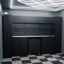IVON Interior de garaje Serie Negro 305x55 cm
