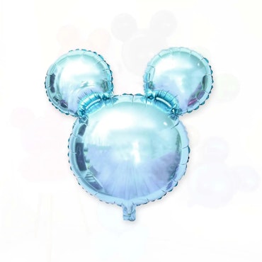 Folieballong Mickey Mouse Huvud Ljusblå