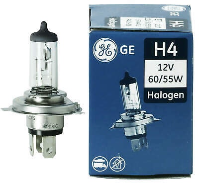 Glödlampa H4, 12 V, 60/55W, 50440U, GE