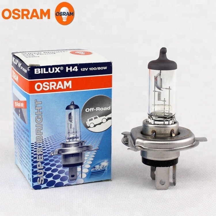 Glödlampa H4, 12 V, 100/80W, P43t, Osram