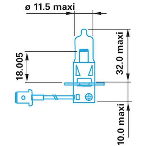 Glödlampa, H3, Longlife, 12 V, 55W, Berner